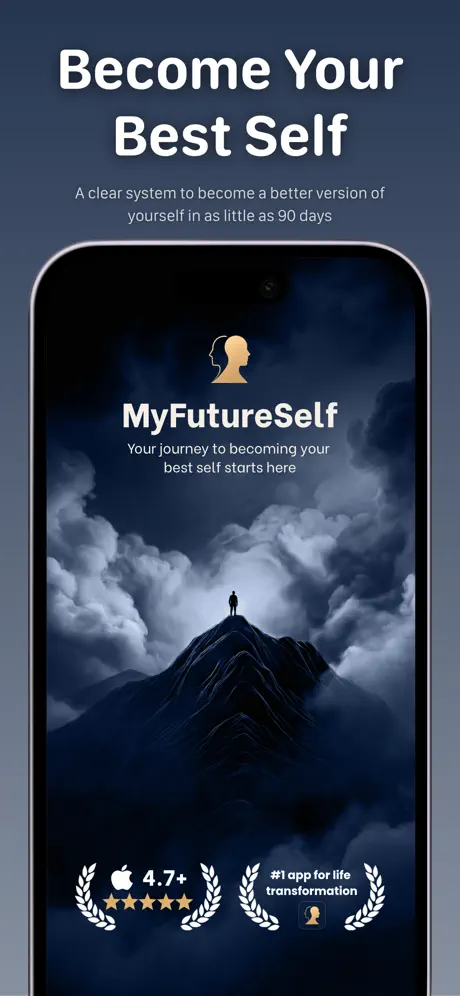 The actual MyFutureSelf App Store listing
